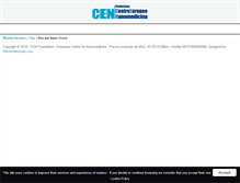 Tablet Screenshot of nanomedicen.eu